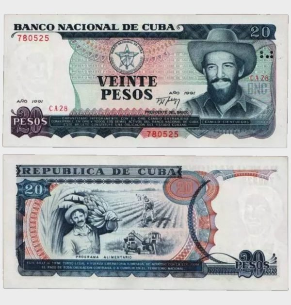 1991 - 20 Pesos