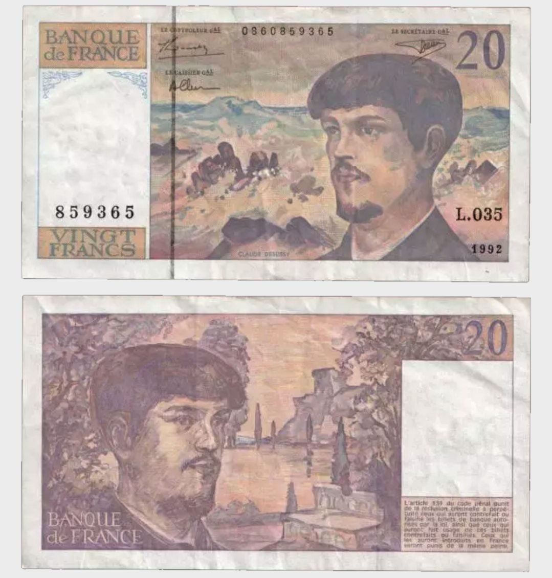#CO11103 - France 1992 - 20 Francs - Image 1