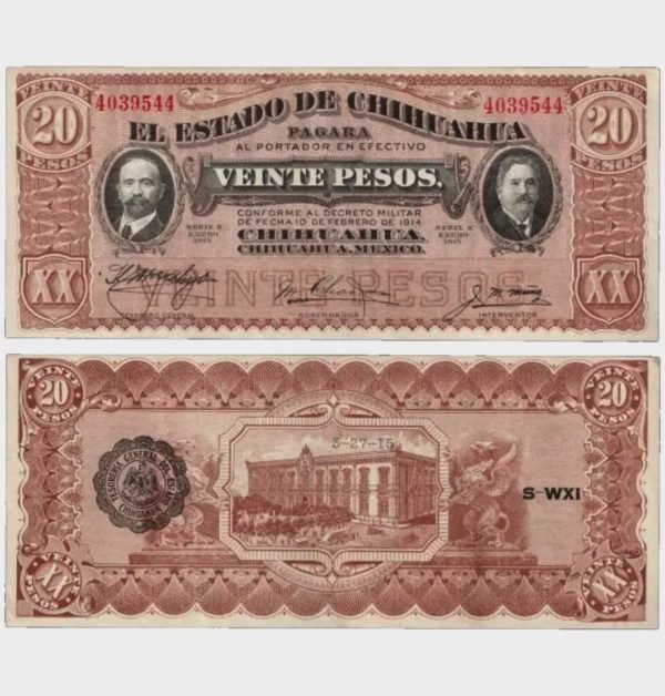 1915 - 20 Pesos