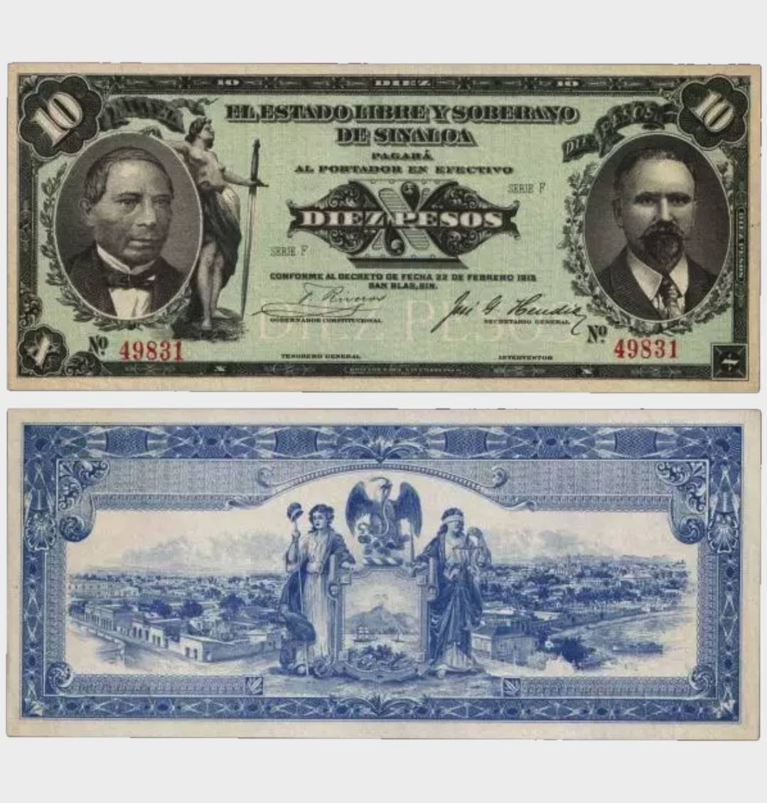 #CO11165 - Mexico 1915 - 10 Pesos - Image 1