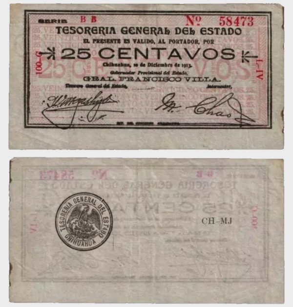 1913 - 25 Centavos