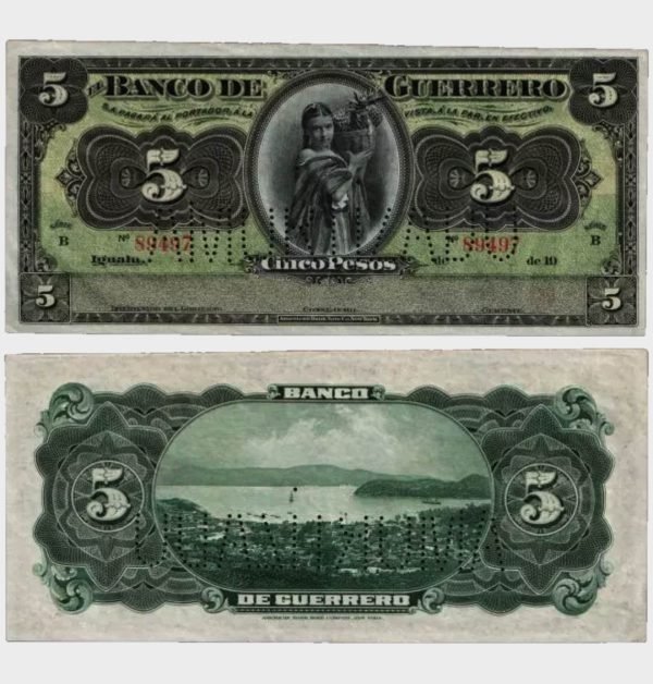 1906 - 5 Pesos