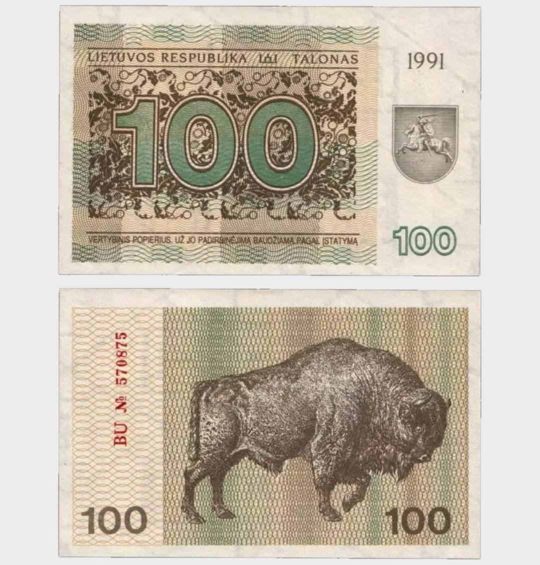 #CO11246 - Lithuania 1991 - 100 Talonas - Image 1