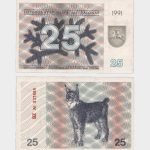 1991 - 25 Talonas