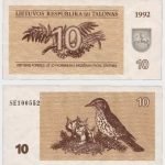 1992 - 10 Talonas