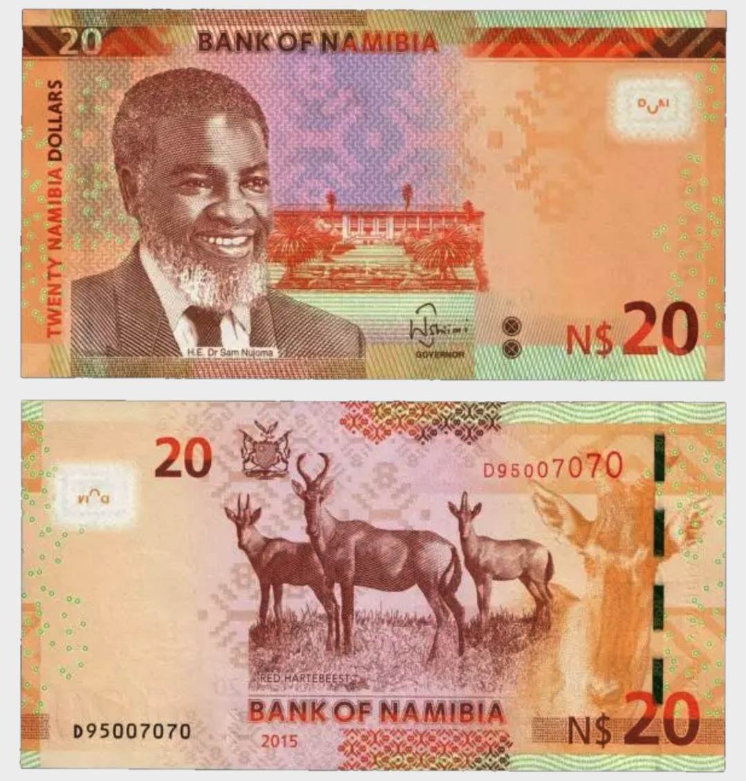 #CO11294 - Namibia 2015 - 20 Dollars - Image 1