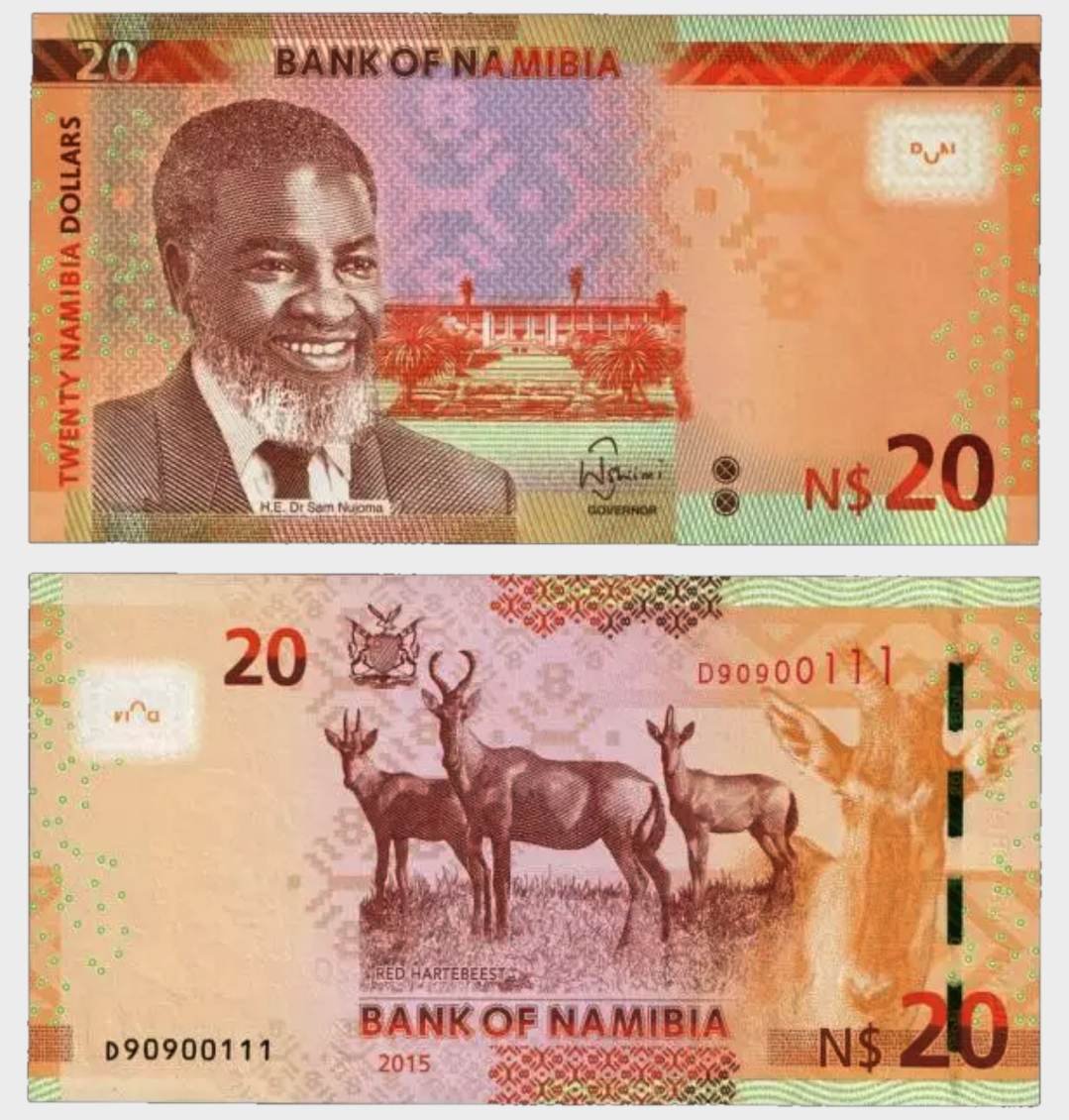 #CO11295 - Namibia 2015 - 20 Dollars - Image 1