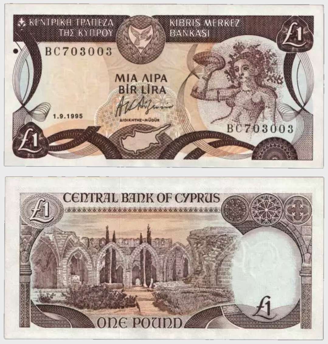 #CO11347 - Cyprus 1995 - 1 Pound - Image 1