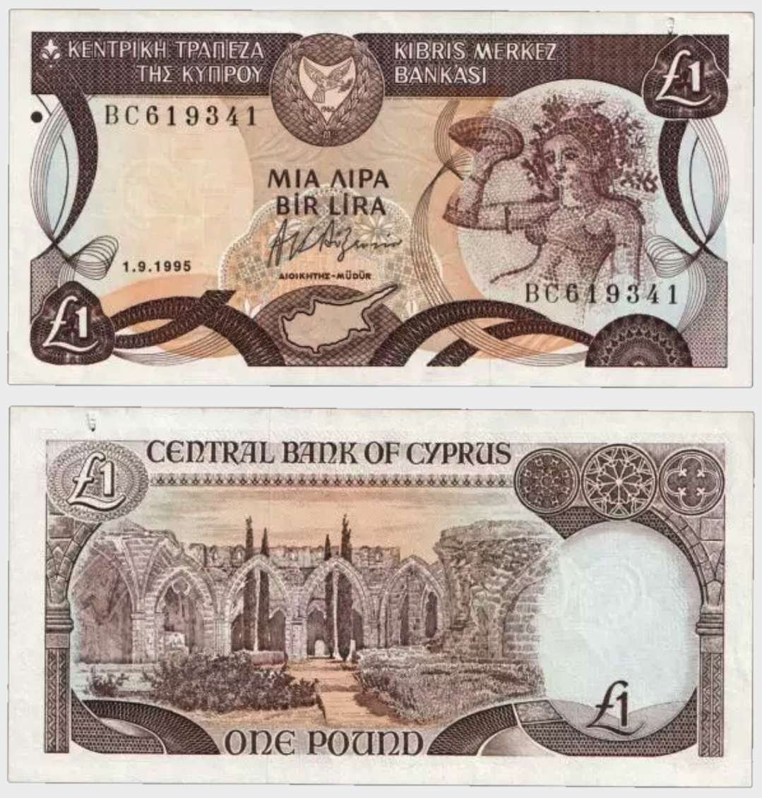 #CO11349 - Cyprus 1995 - 1 Pound - Image 1
