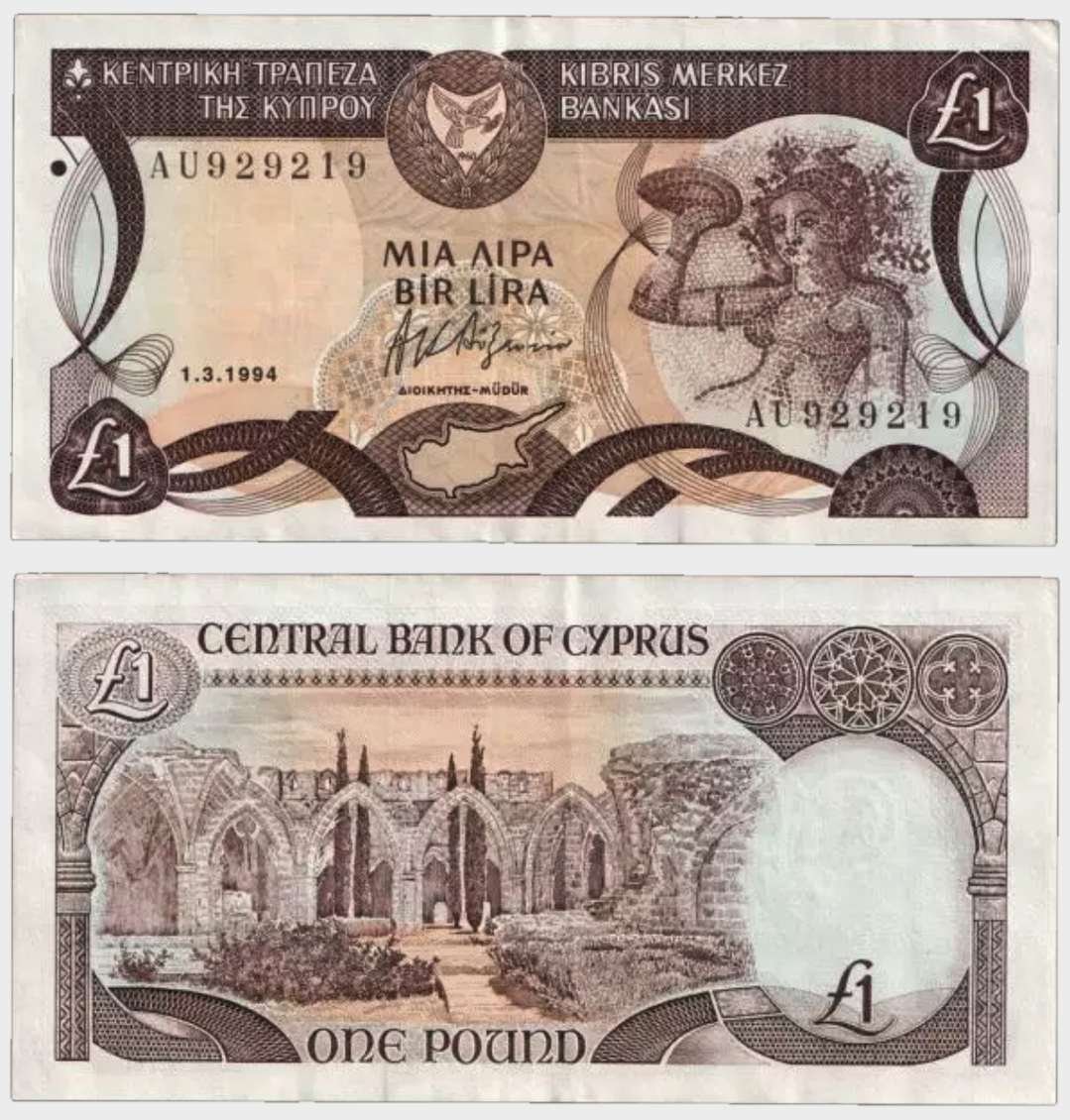 #CO11351 - Cyprus 1994 - 1 Pound - Image 1