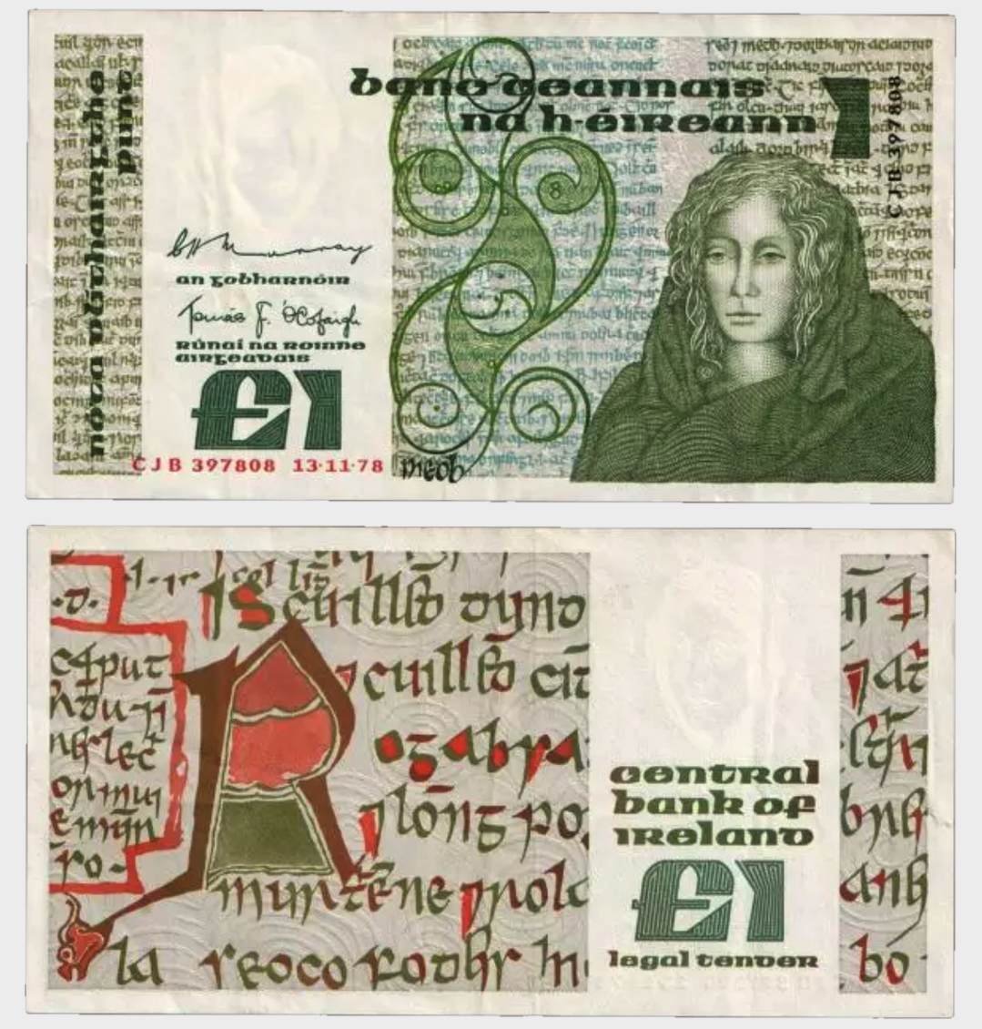 #CO11402 - Ireland 1978 - 1 Pound - Image 1