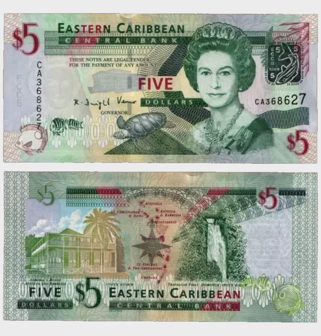 #CO11448 - East Caribbean States 2008 - 5 Dollars - Image 1