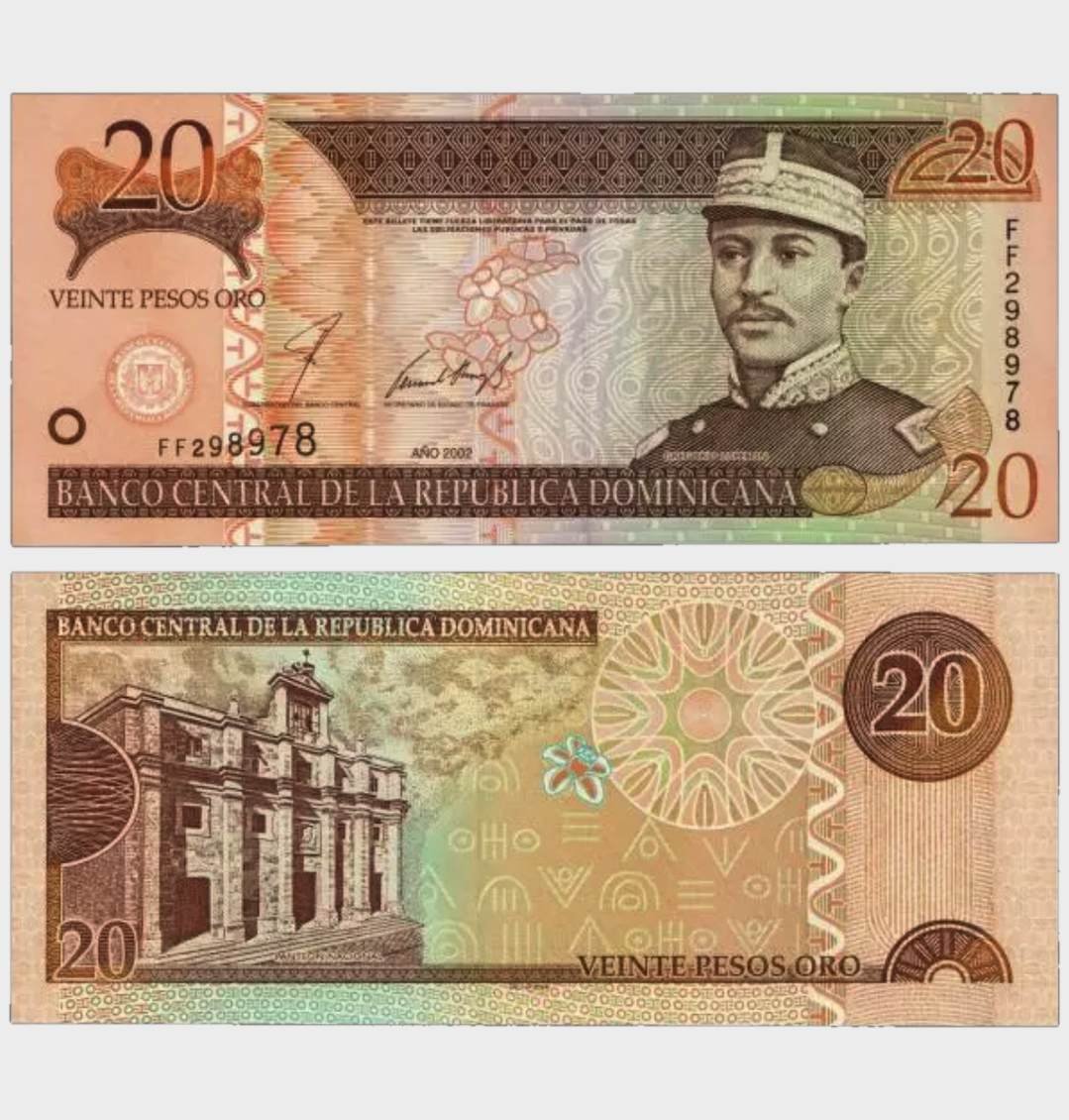 #CO11486 - Dominican Republic 2002 - 20 Pesos - Image 1