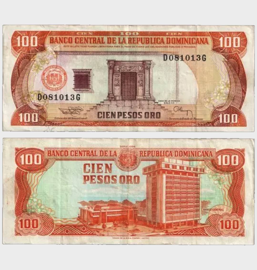 #CO11490 - Dominican Republic 1994 - 100 Pesos - Image 1