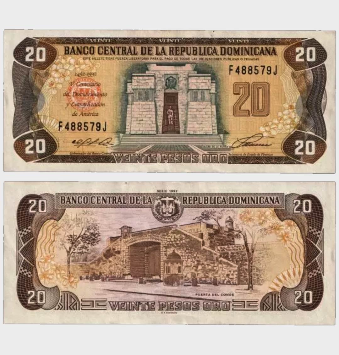 #CO11494 - Dominican Republic 1992 - 20 Pesos - Image 1