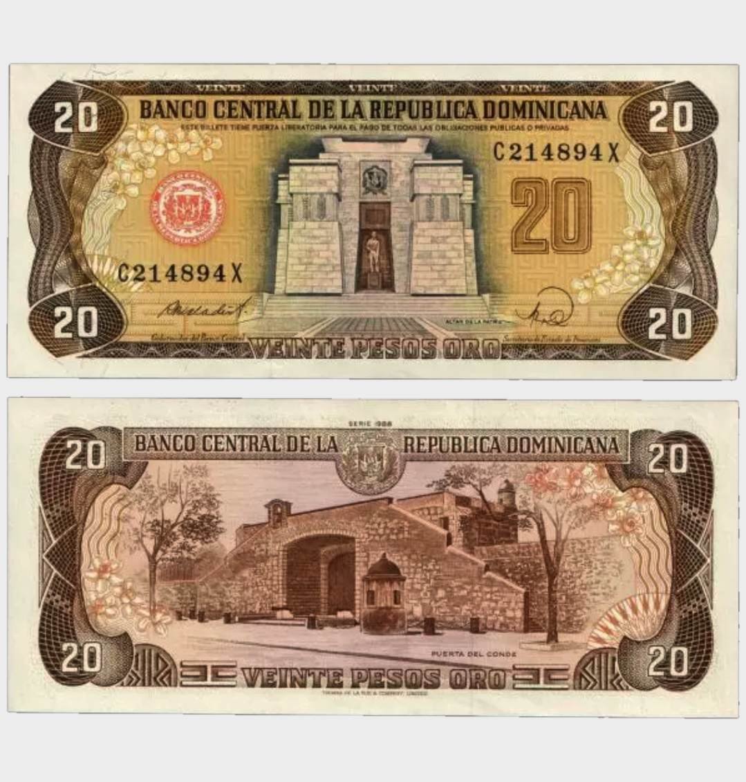 #CO11495 - Dominican Republic 1988 - 20 Pesos - Image 1