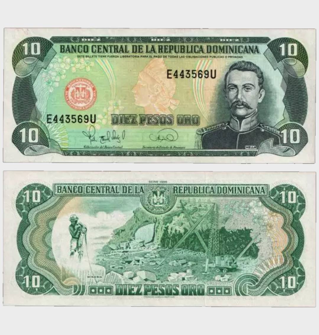 #CO11496 - Dominican Republic 1995 - 10 Pesos - Image 1