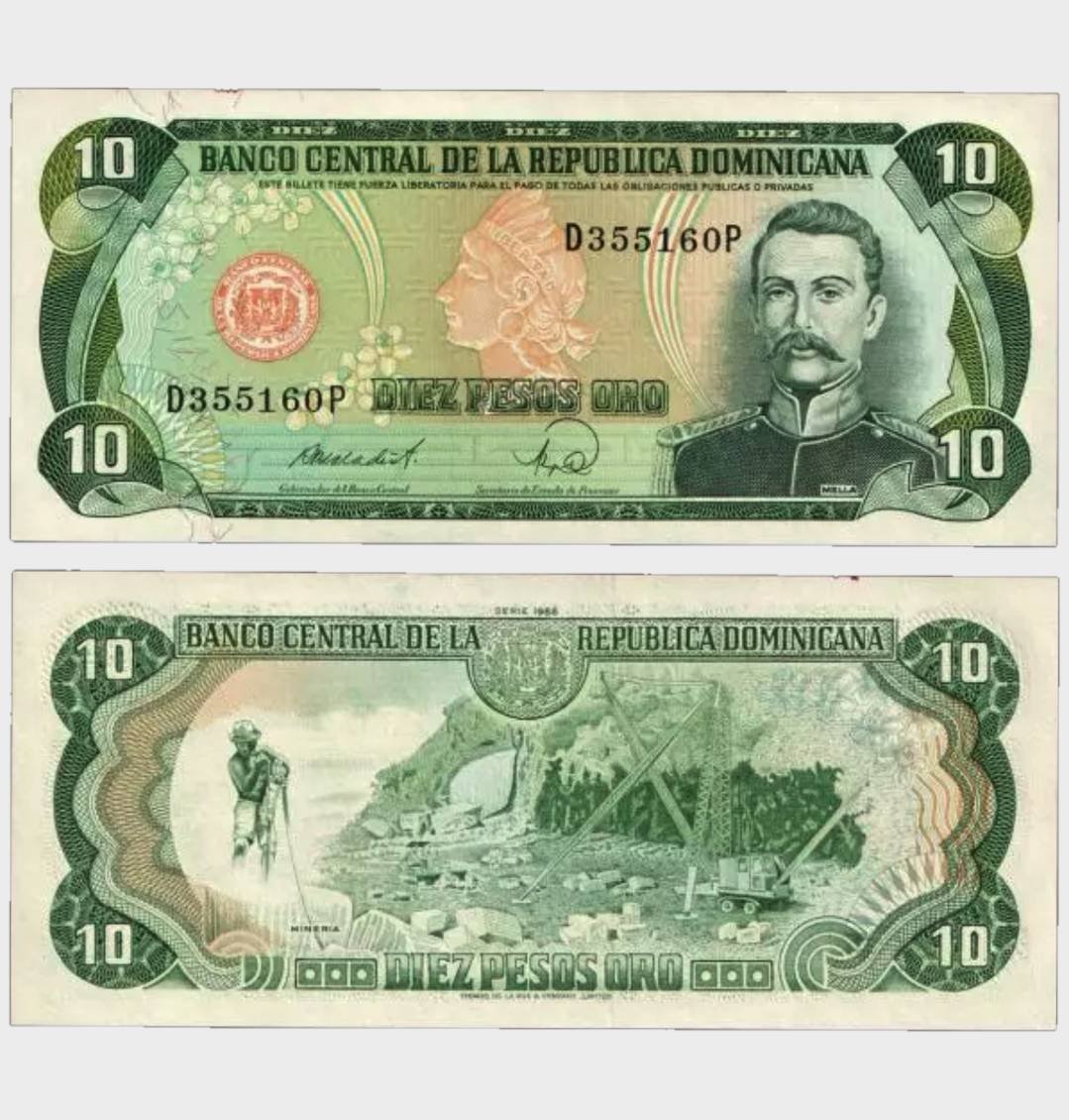 #CO11498 - Dominican Republic 1988 - 10 Pesos - Image 1
