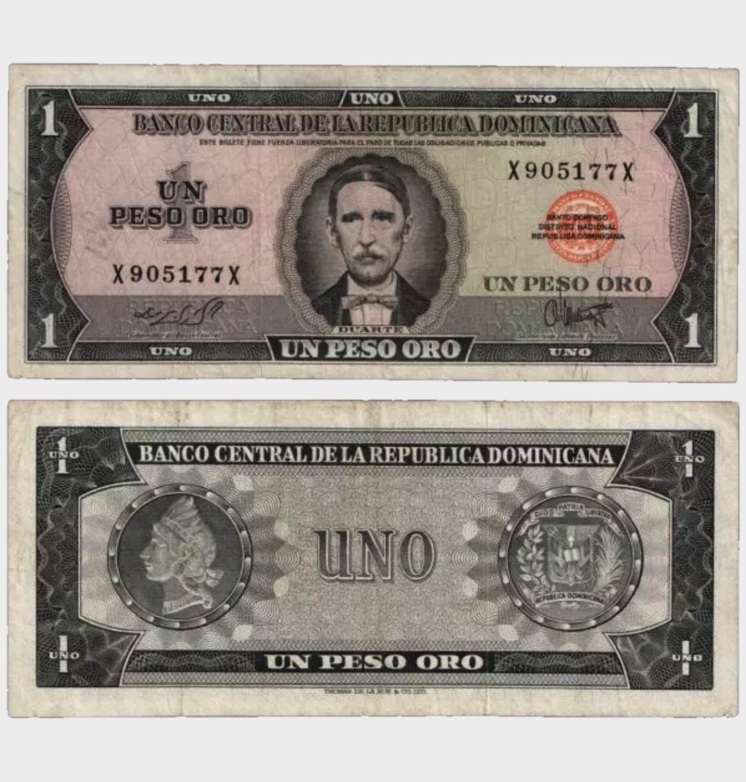 #CO11516 - Dominican Republic 1964 - 1 Peso - Image 1