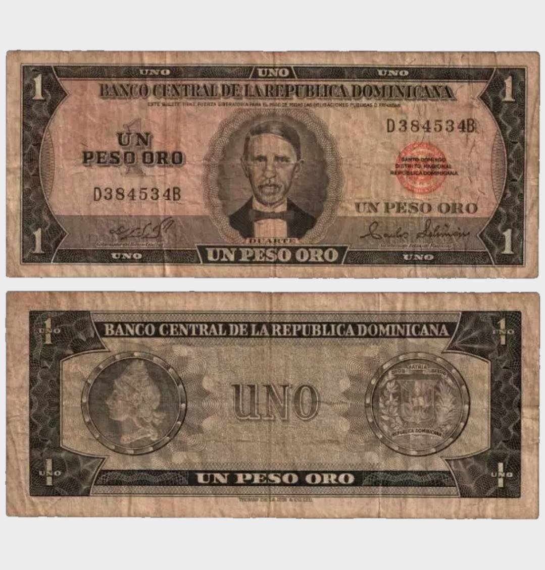 #CO11518 - Dominican Republic 1973 - 1 Peso - Image 1