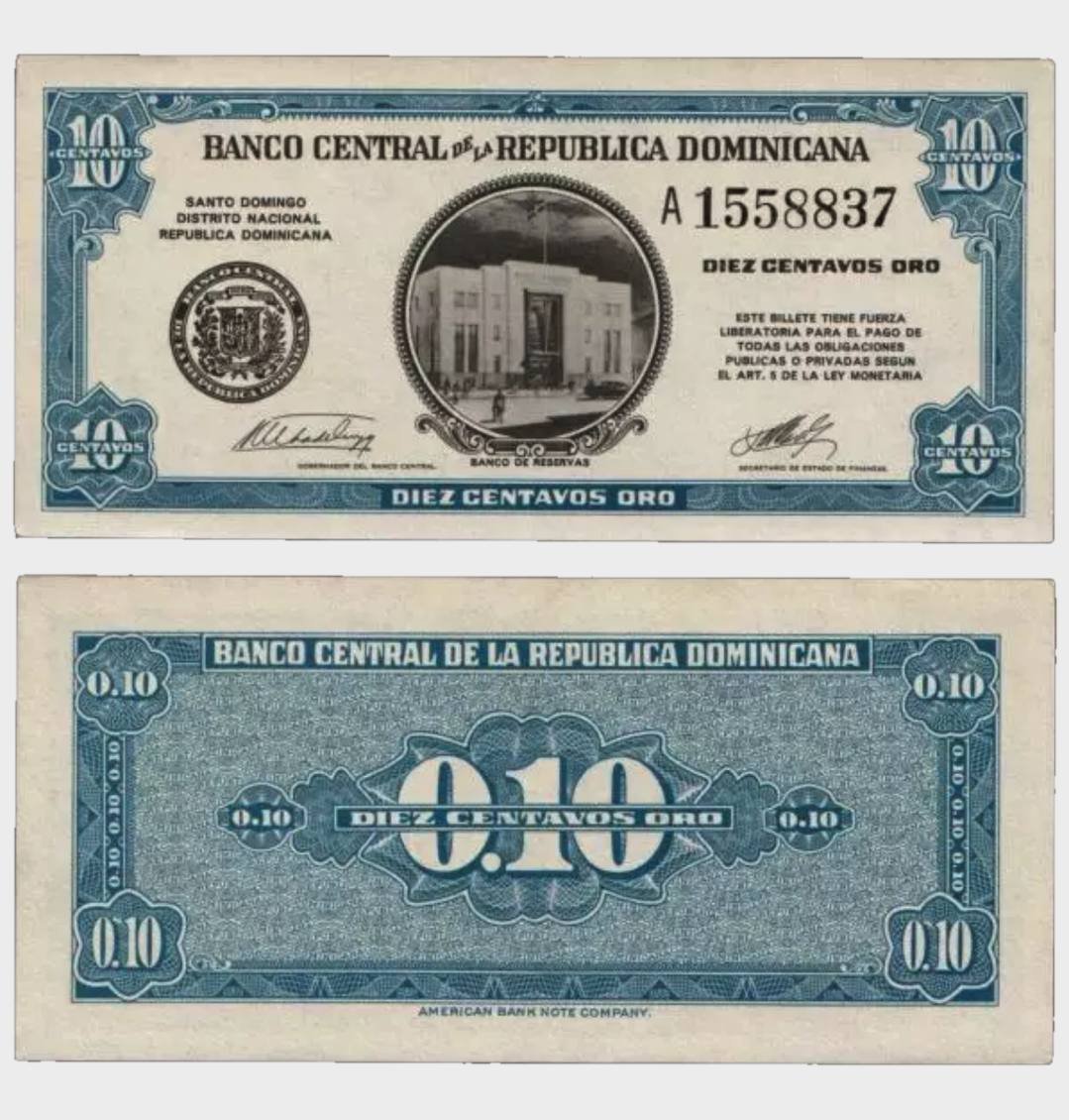 #CO11527 - Dominican Republic 1961 - 10 Centavos - Image 1
