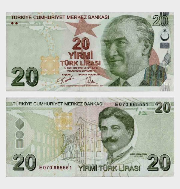 2020 - 20 Lira