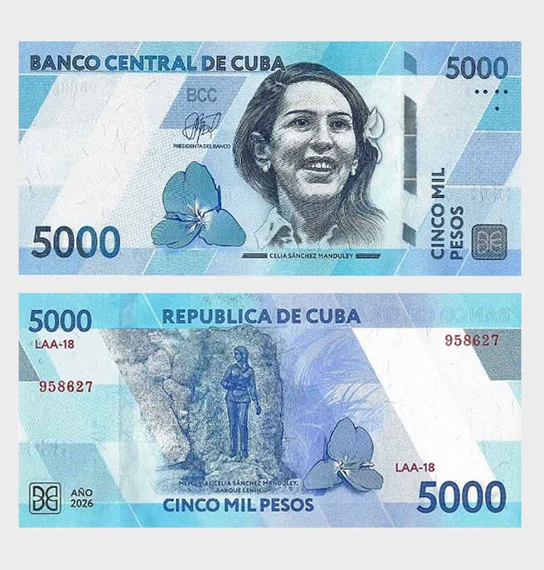 #NH868 - Cuba - 1 2026 - 5000 Pesos - Image 1
