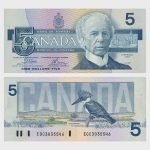 1986 - 5 Dollars