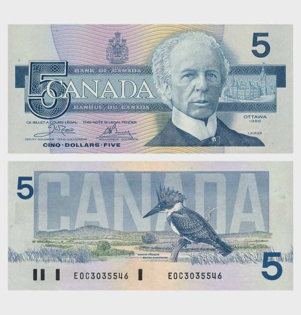 1986 - 5 Dollars