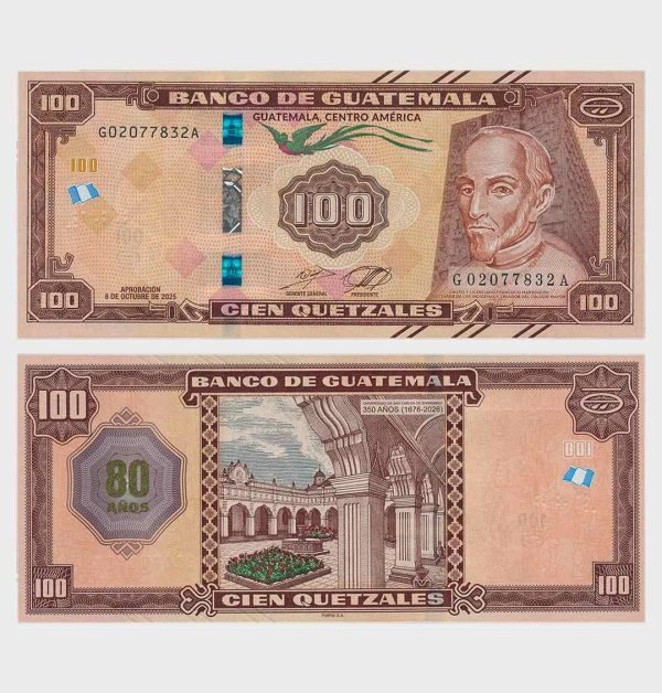 2025 - 100 Quetzales - Commemorative